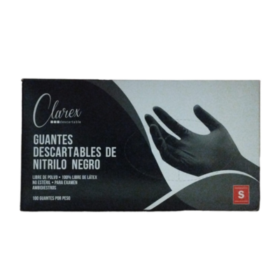 Guante nitrilo negro